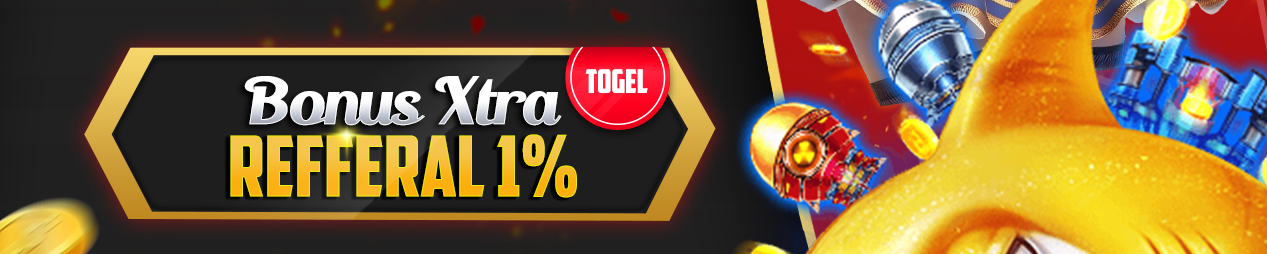 BONUS REFERRAL TOGEL 1%