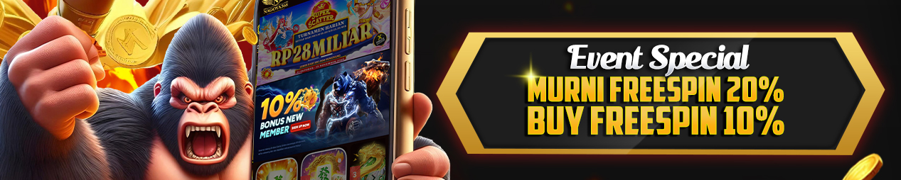 BONUS FREESPIN MURNI 20% & BUY FREESPIN 10%