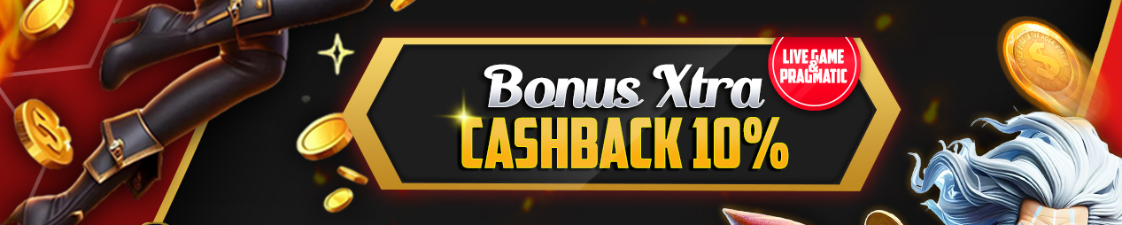 BONUS CASHBACK KHUSUS PRAGMATIC PLAY ( Live Games ) 10%